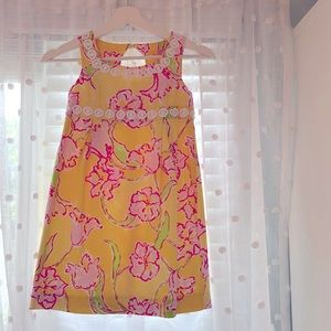 Lilly Pulitzer Girls Dress. Size 8, Yellow